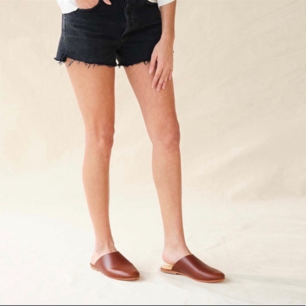 Nisolo Lima Slip On Mules Size 8